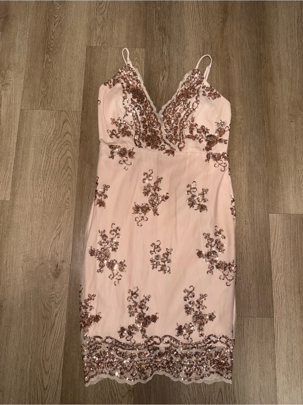 Trac sequins mini dress